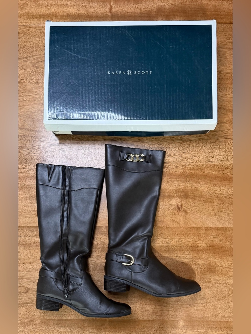 Karen Scott - Women’s Brown Boots “DarlaaBrown” | Size 10 M (Medium Width)